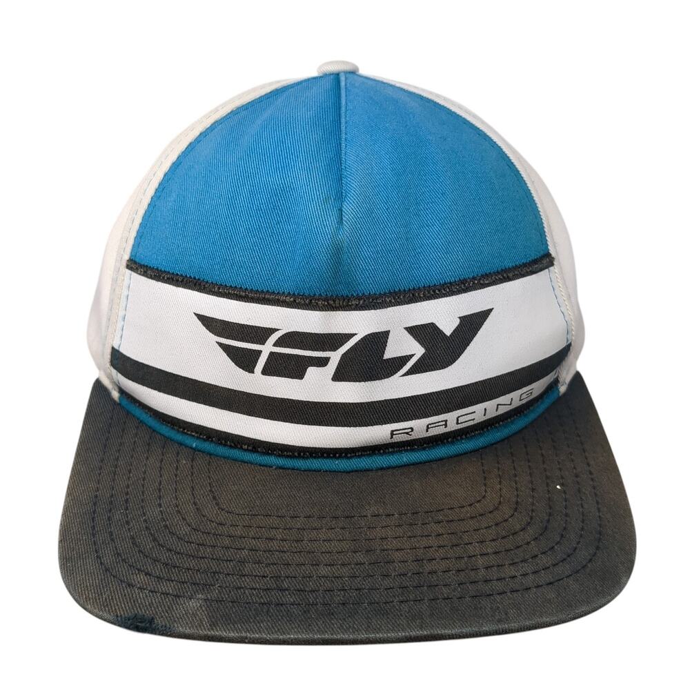Fly Racing Snapback Hat Multicolor One Size Adjustable Colorblock